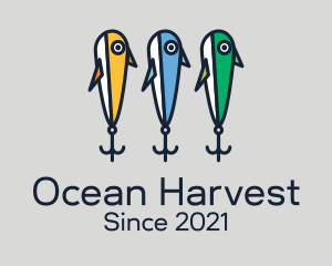 Aquaculture - Aquatic Fishing Lure logo design
