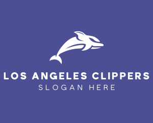 Aquatic Ocean Dolphin Logo