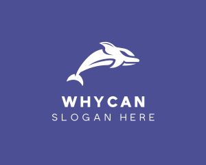 Aquatic Ocean Dolphin Logo
