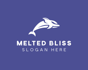 Aquatic Ocean Dolphin logo design