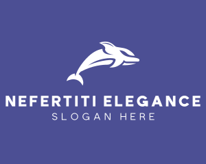 Aquatic Ocean Dolphin logo design