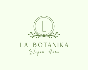 Bohemian - Floral Wreath Wedding Planner logo design