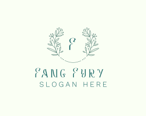 Flower Wreath Wedding Planner logo design