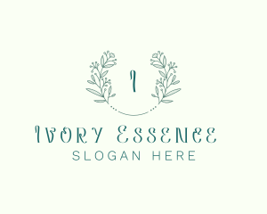 Flower Wreath Wedding Planner logo design