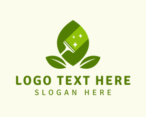 Natural - Natural Leaf Sweeper logo design