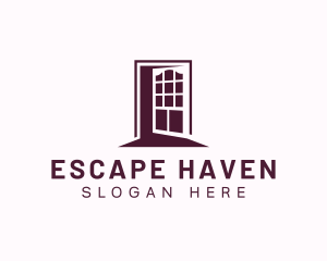 Escape - Door Entrance Room logo design