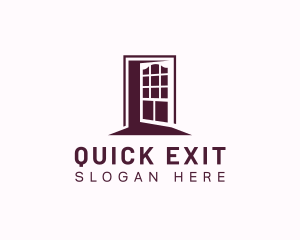 Exit - Door Entrance Room logo design