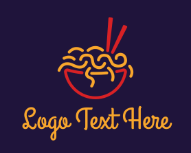 Food - Asian Food Noodle Restaurant logo design