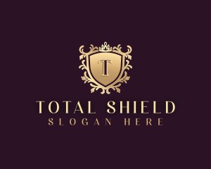 Royal Shield Crown logo design