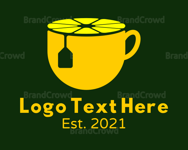 Lemon Tea Cup Logo