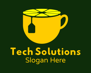 Lemon Tea Cup Logo