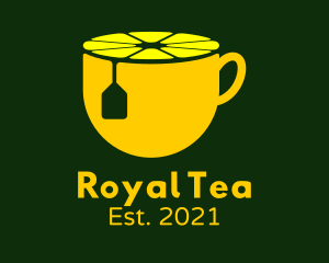 Lemon Tea Cup logo design