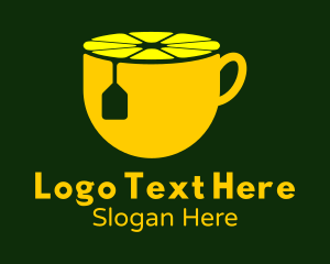 Lemon Tea Cup Logo