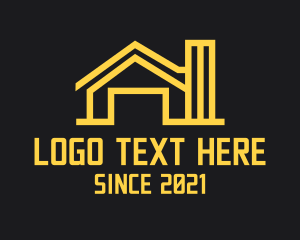 Yellow - Small House Realty logo design
