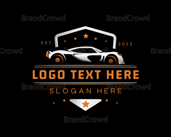 Sports Car Racing Logo