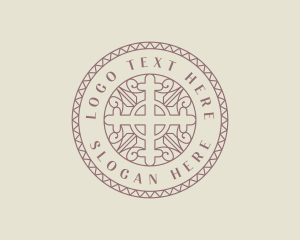 Preacher - Holy Cross Church logo design