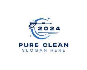 Cleaning Pressure Washing logo design