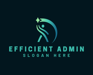 Administrator - Leadership Human Management logo design