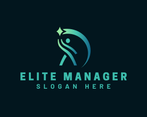 Supervisor - Leadership Human Management logo design