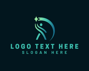 Supervisor - Leadership Human Management logo design