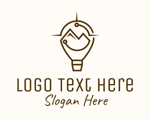 Forest - Navigation Mountain Travel logo design