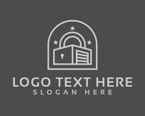 Storehouse - Star Storage Lock logo design