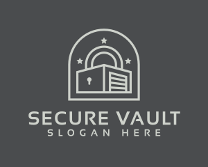 Vault - Star Storage Lock logo design