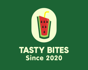 Flavor - Watermelon Juice Drink logo design