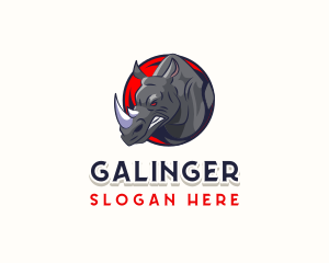 Fierce - Raging Rhino Gaming logo design