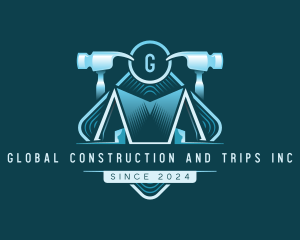 Hammer Construction Renovation logo design