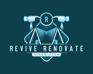 Renovate - Hammer Construction Renovation logo design
