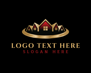 Contractor - Real Estate Village Subdivision logo design