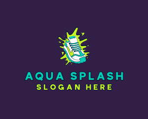 Splash - Fashion Splash Sneakers logo design