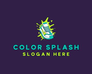 Fashion Splash Sneakers  logo design
