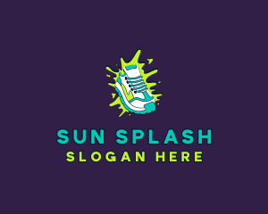 Fashion Splash Sneakers  logo design