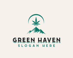 Mountain Weed Cannabis logo design