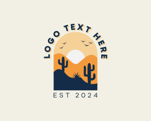 Cactus - Desert Cactus Adventure logo design