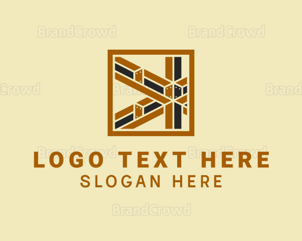 Steel Beam Construction Logo