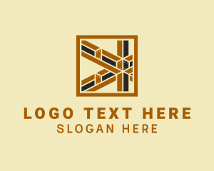 Steel Beam Construction Logo