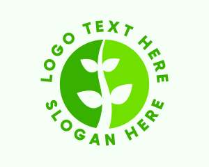 Botanist - Natural Organic Farming logo design
