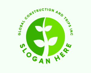 Nature Conservation - Natural Organic Farming logo design