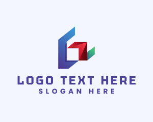 Geometric Shapes - Geometric Marketing Letter G logo design