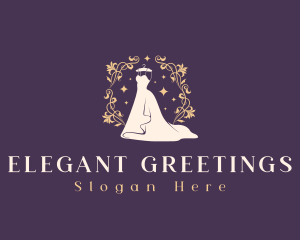 Elegant Wedding Gown logo design