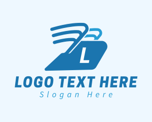 Express - Wing Box Logistics logo design