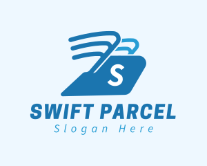 Parcel - Wing Box Logistics logo design