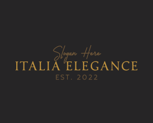 Elegant Gold Business logo design