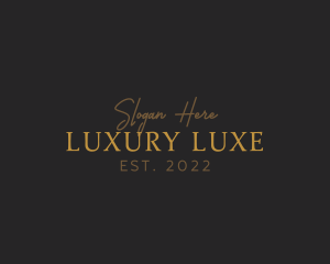 Elegant Gold Business logo design