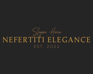 Elegant Gold Business logo design