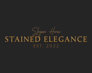 Elegant Gold Business logo design