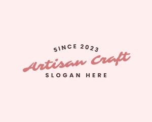 Craft Business Wordmark logo design